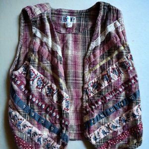 Women's Vintage Sleeveless Vest Size Medium